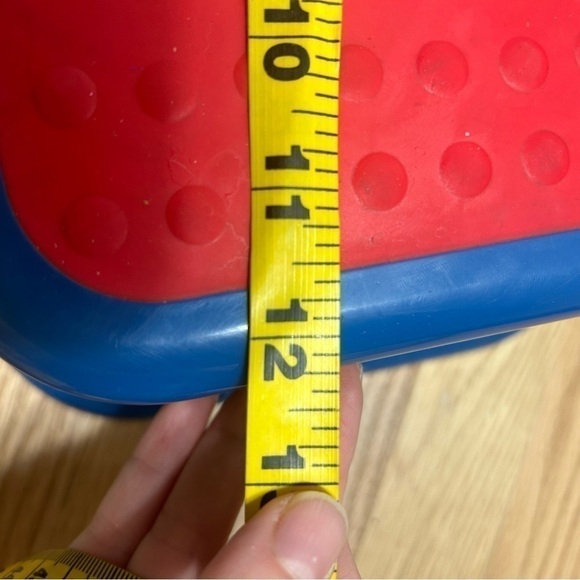 Disney Mickey Mouse Step Stool Kids Red Blue Bathroom Kitchen - Picture 4 of 6